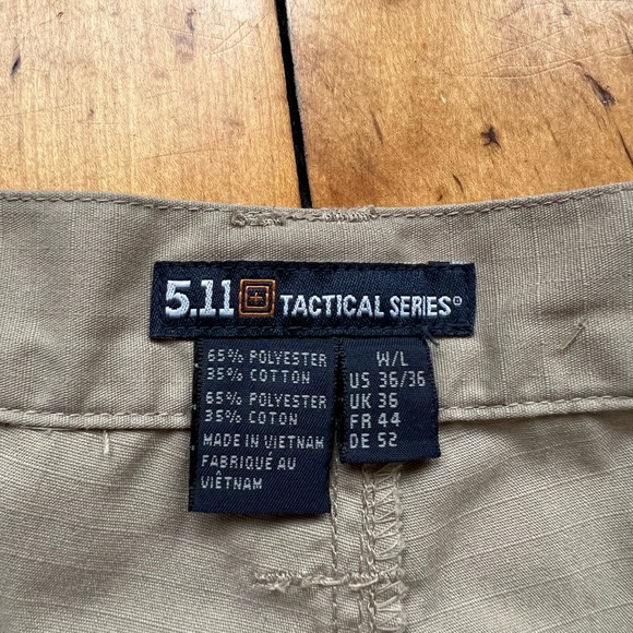 5.11 Tactical Men’s 36x36 (Fits 34x32) Taclite Pro Pants Cargo Ripstop Flaw READ - Picture 6 of 11